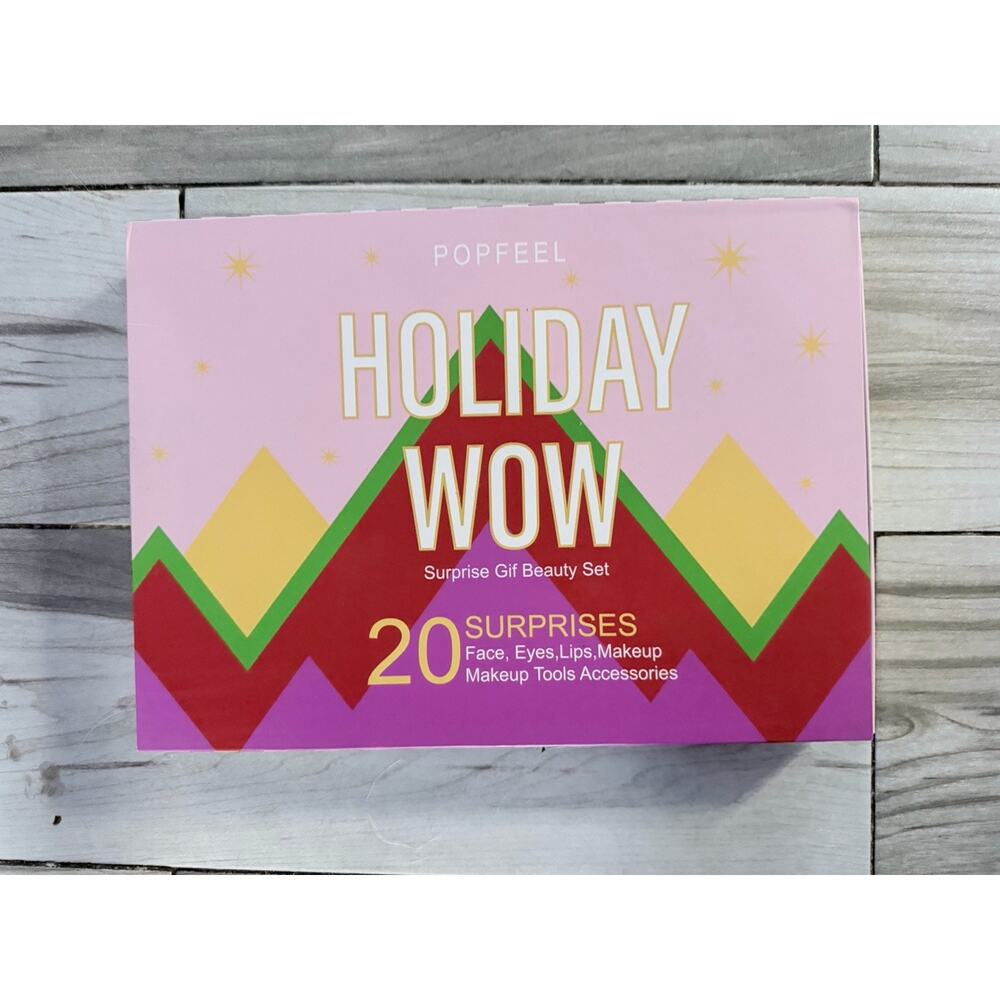 Popfeel Holiday Wow Collection 20 Surprises Calender Face Eye Lip Makeup New